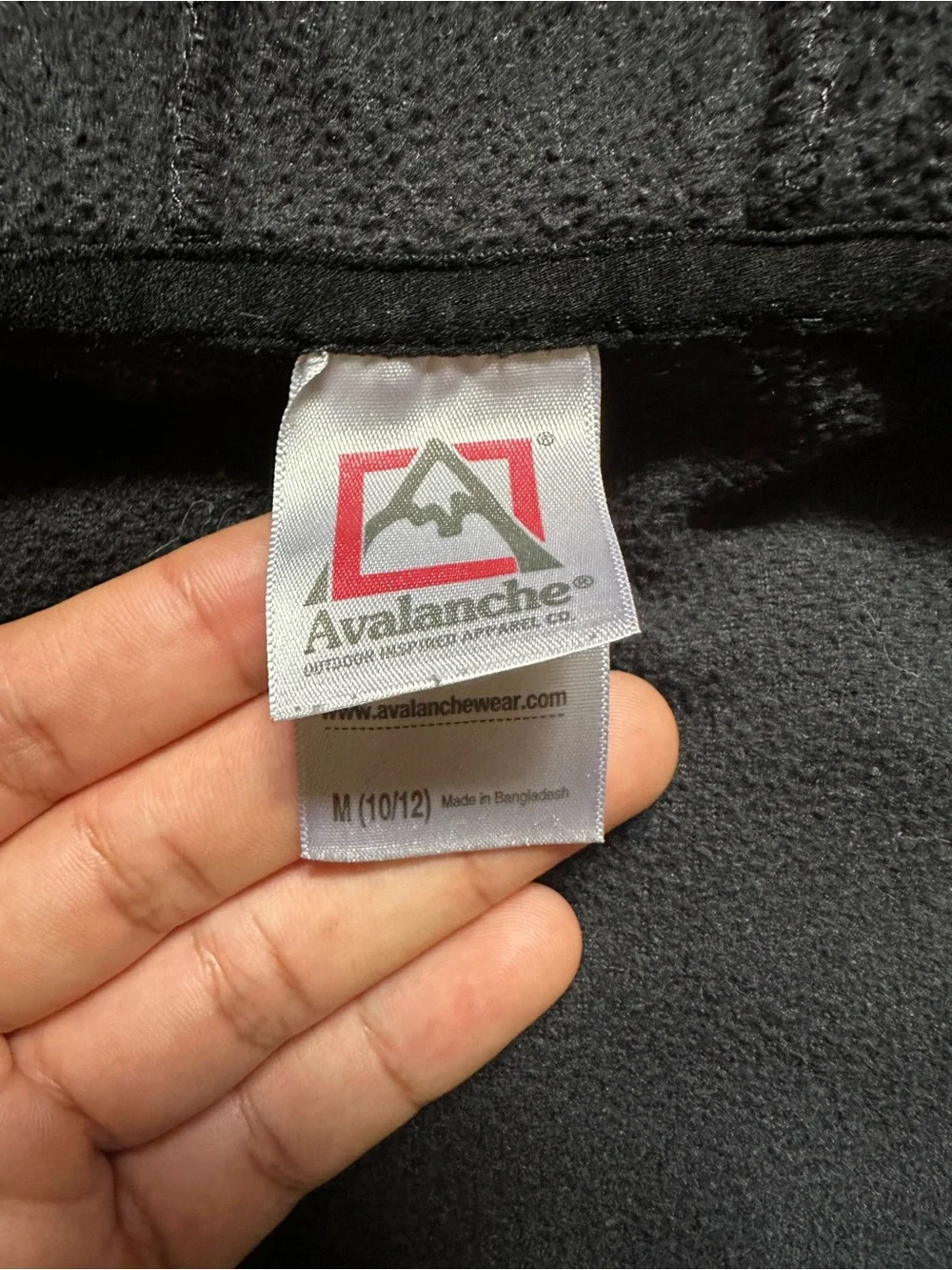 Avalanche Black Hooded Puffer Jacket with Pink Zipper
